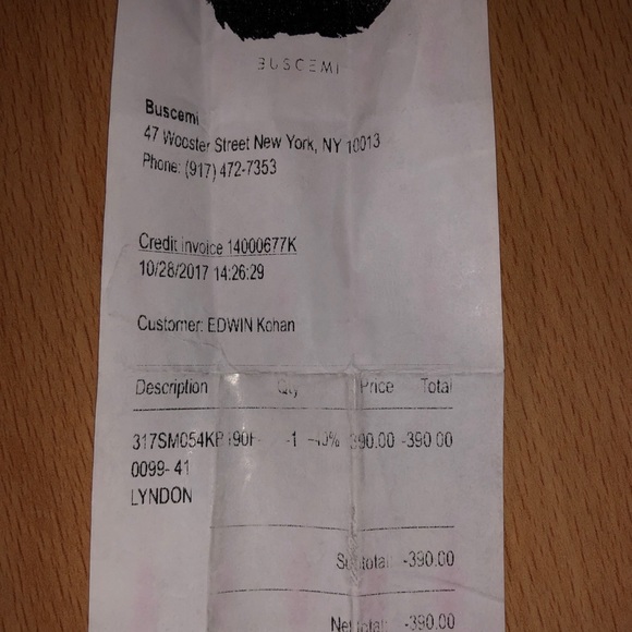 Buscemi Leather And Croc Skin Card Holder - Picture 3 of 3